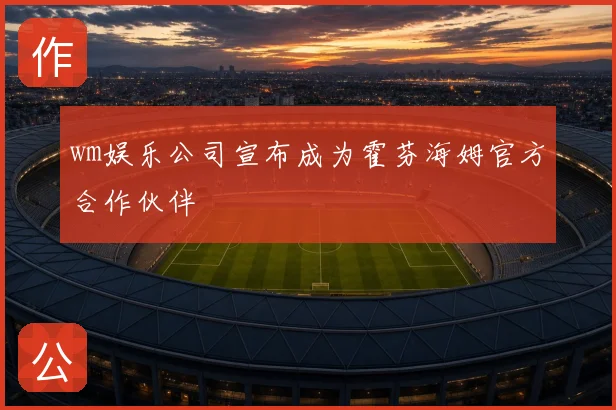 wm娱乐公司宣布成为霍芬海姆官方合作伙伴